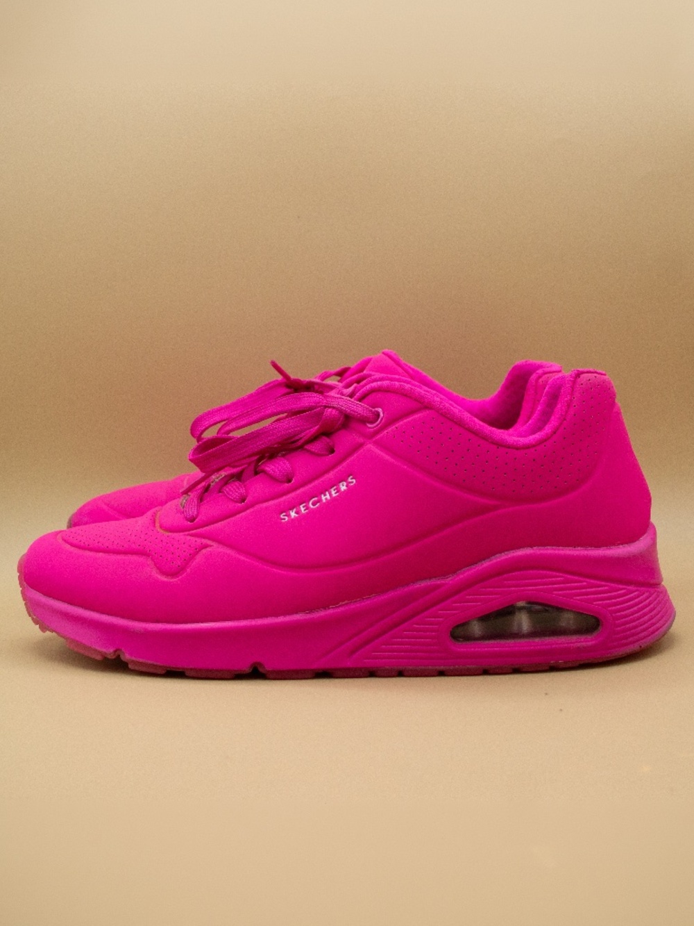 Skechers Uno Night Shade Hot Pink Shoes 73667 Women's Size 10